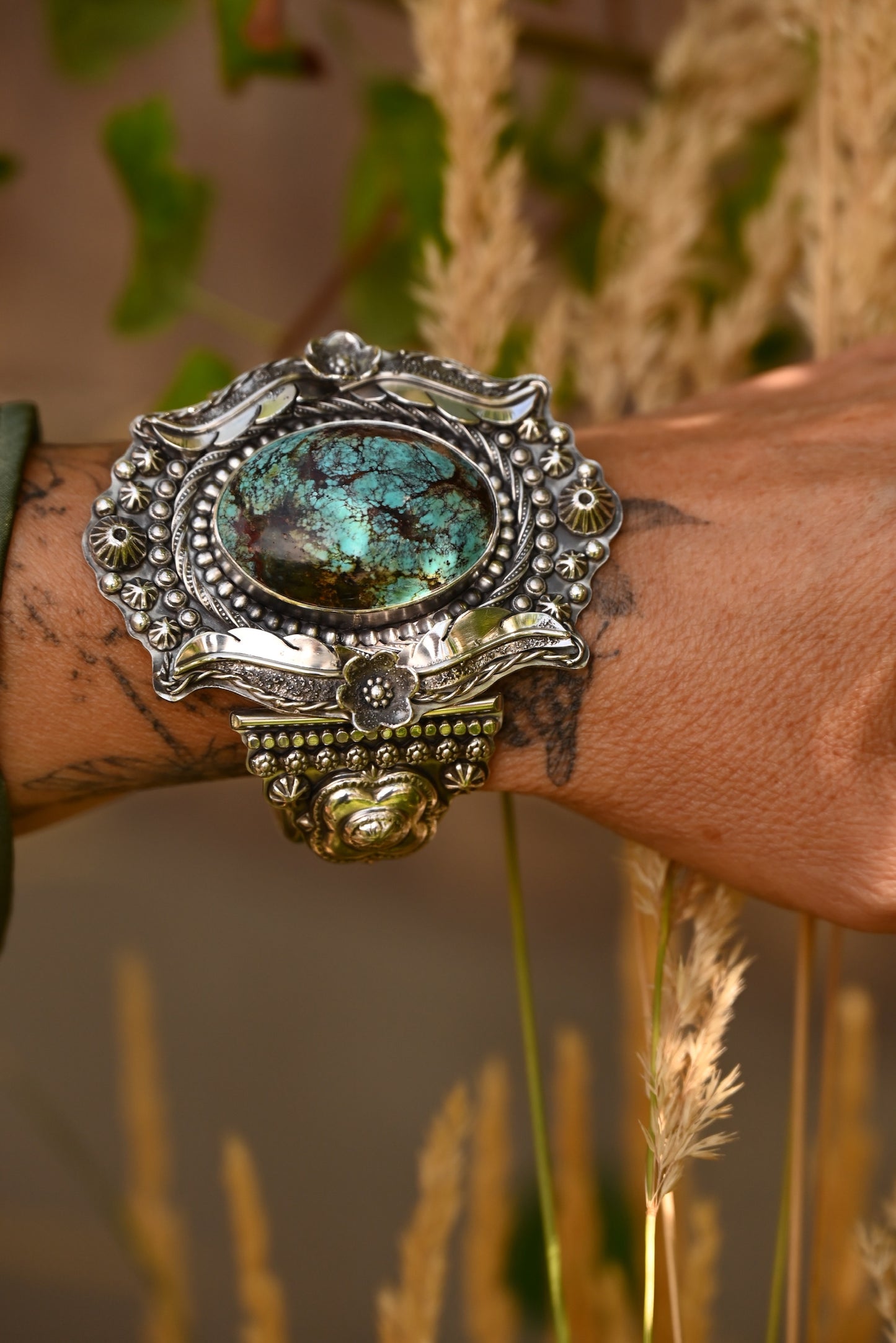 Beauty and the Beast | Treasure Mountain Turquoise Cuff