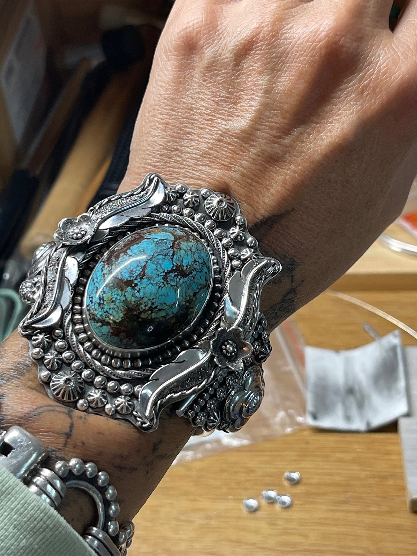 Beauty and the Beast | Treasure Mountain Turquoise Cuff