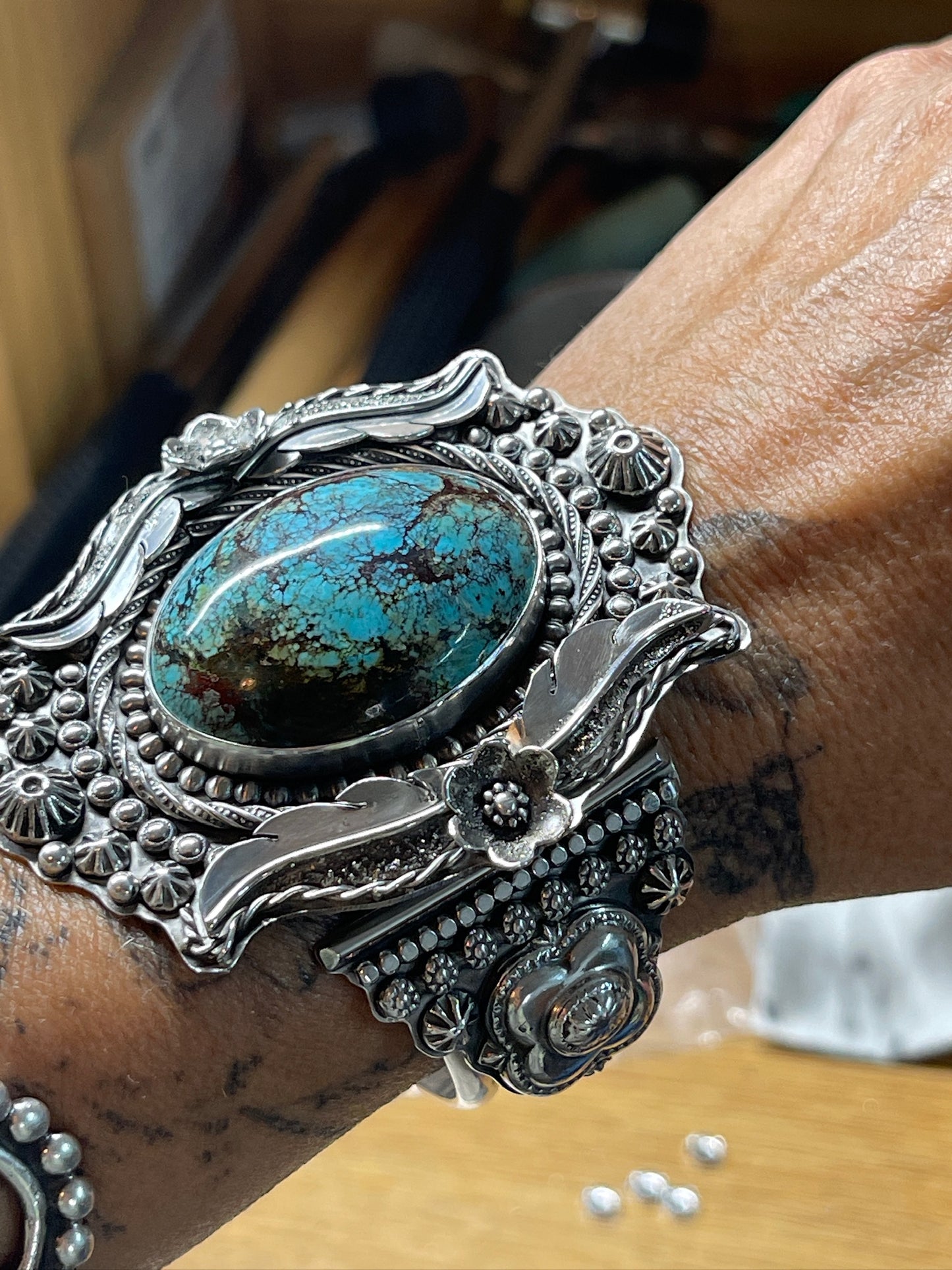 Beauty and the Beast | Treasure Mountain Turquoise Cuff