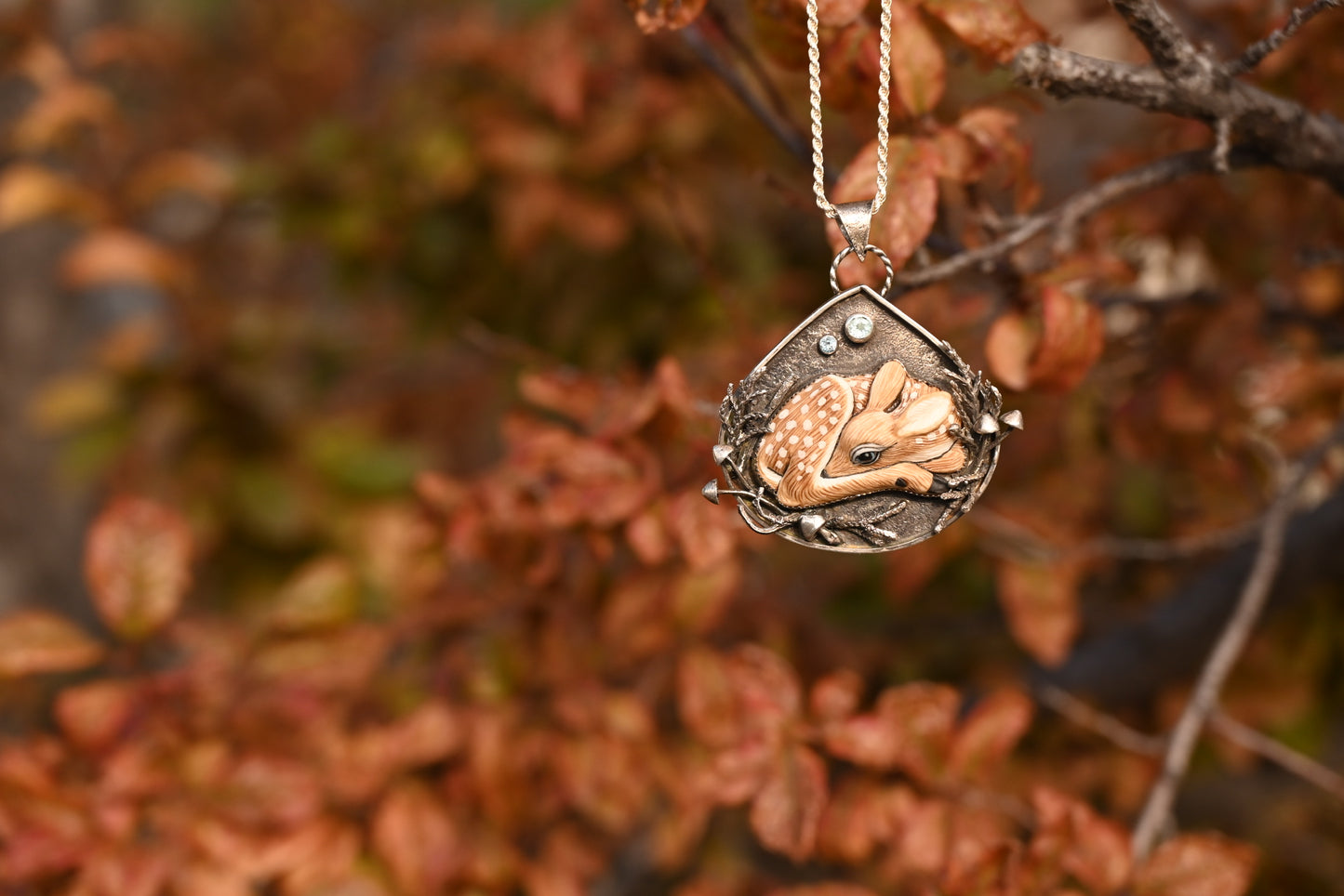 The Quiet Heart | Blue Topaz Pendant