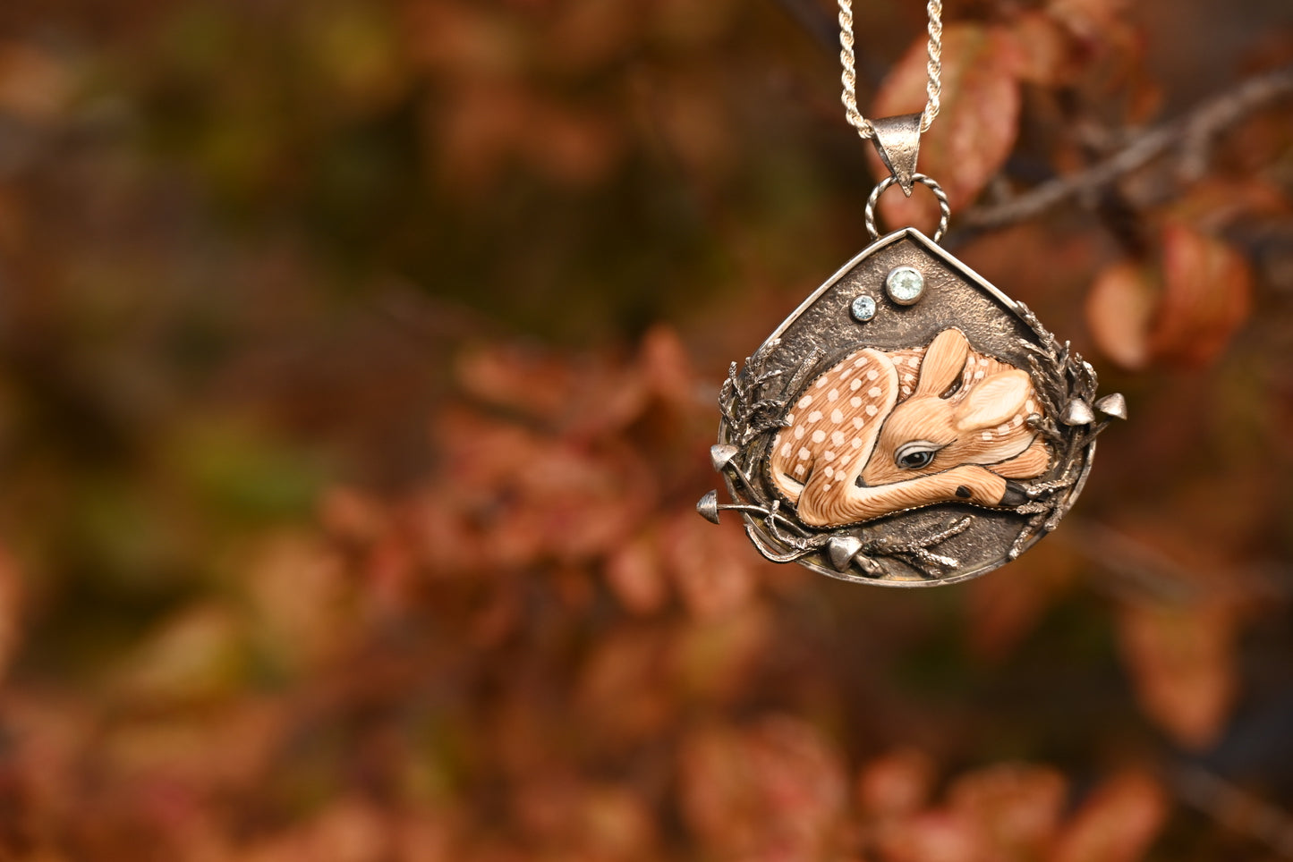 The Quiet Heart | Blue Topaz Pendant