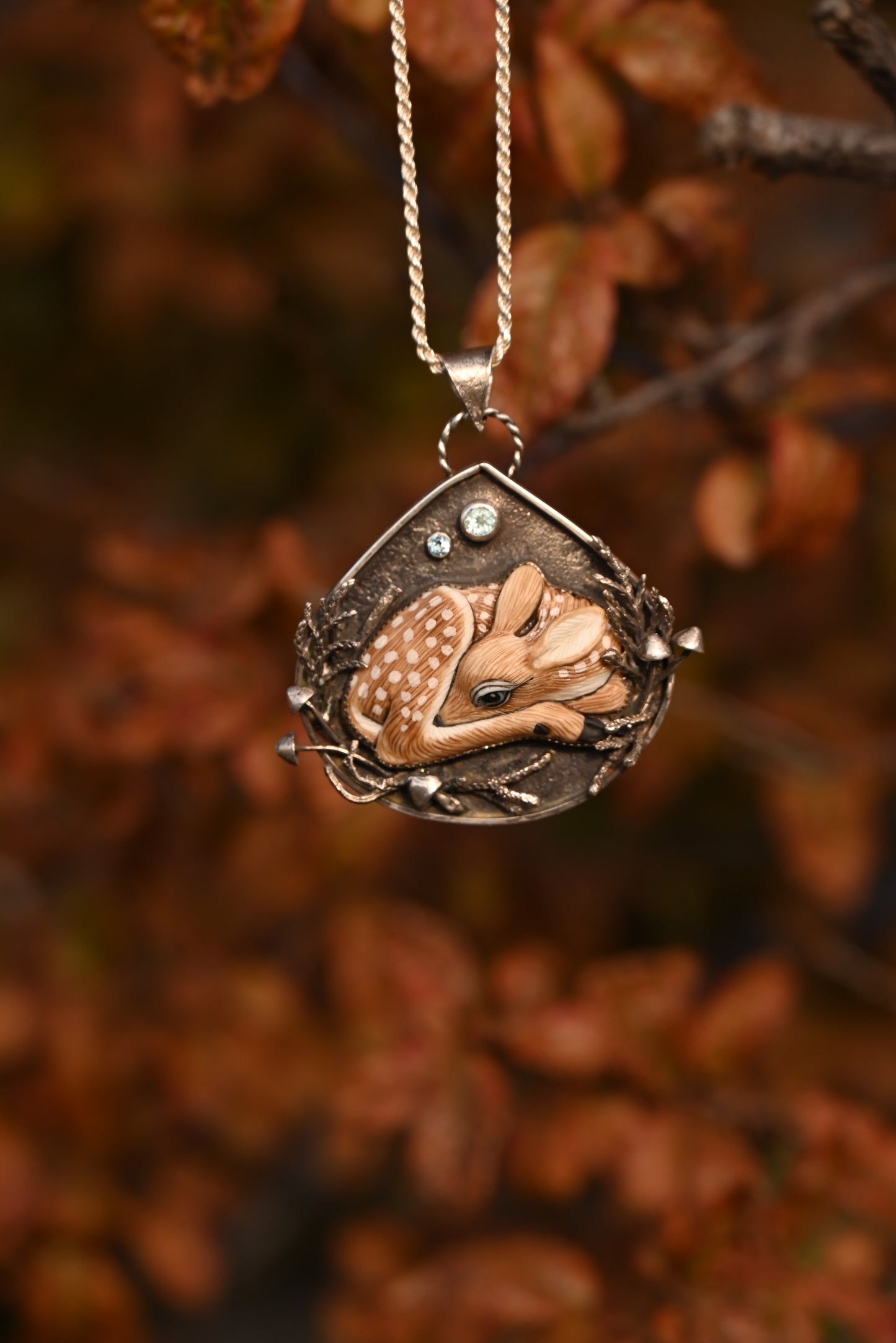 The Quiet Heart | Blue Topaz Pendant