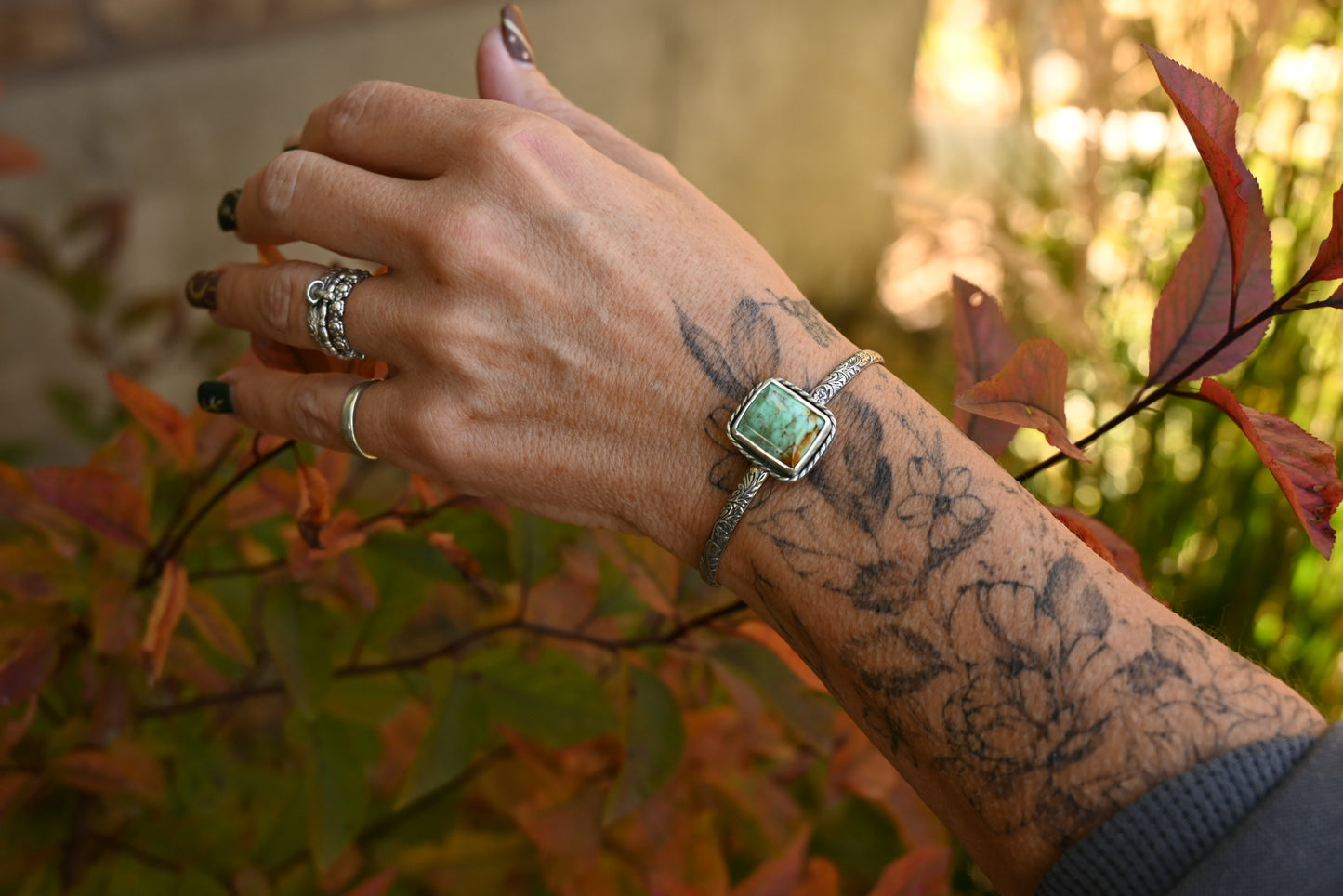 Australian Variscite Stacker | Cuff