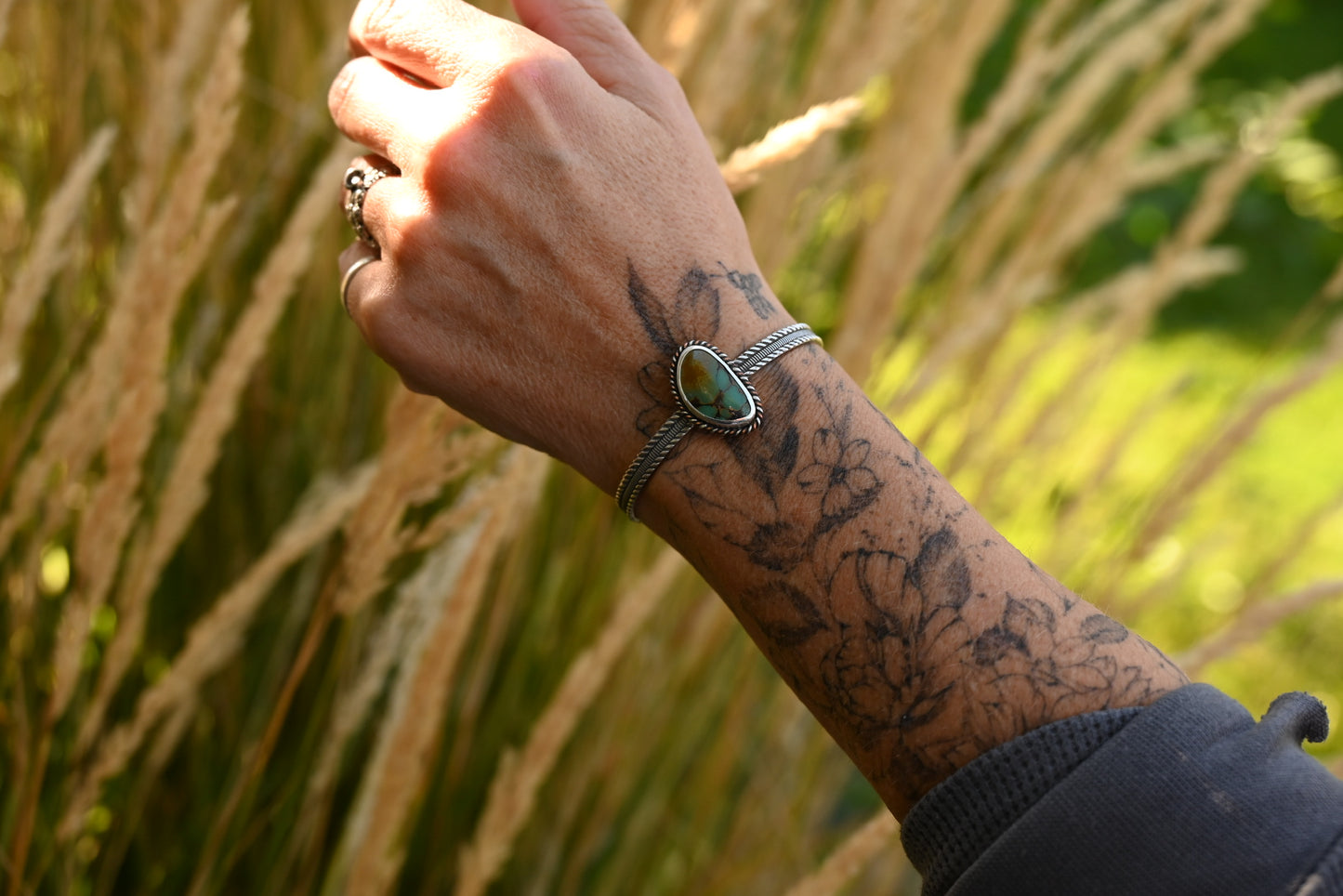 Polychrome Turquoise Stacker | Cuff
