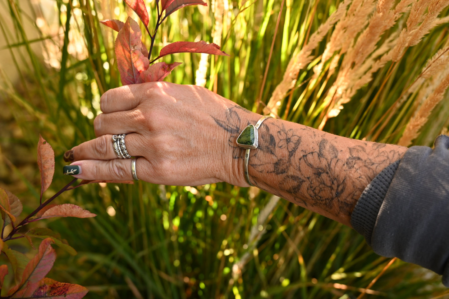 Snowville Variscite Stacker | Cuff