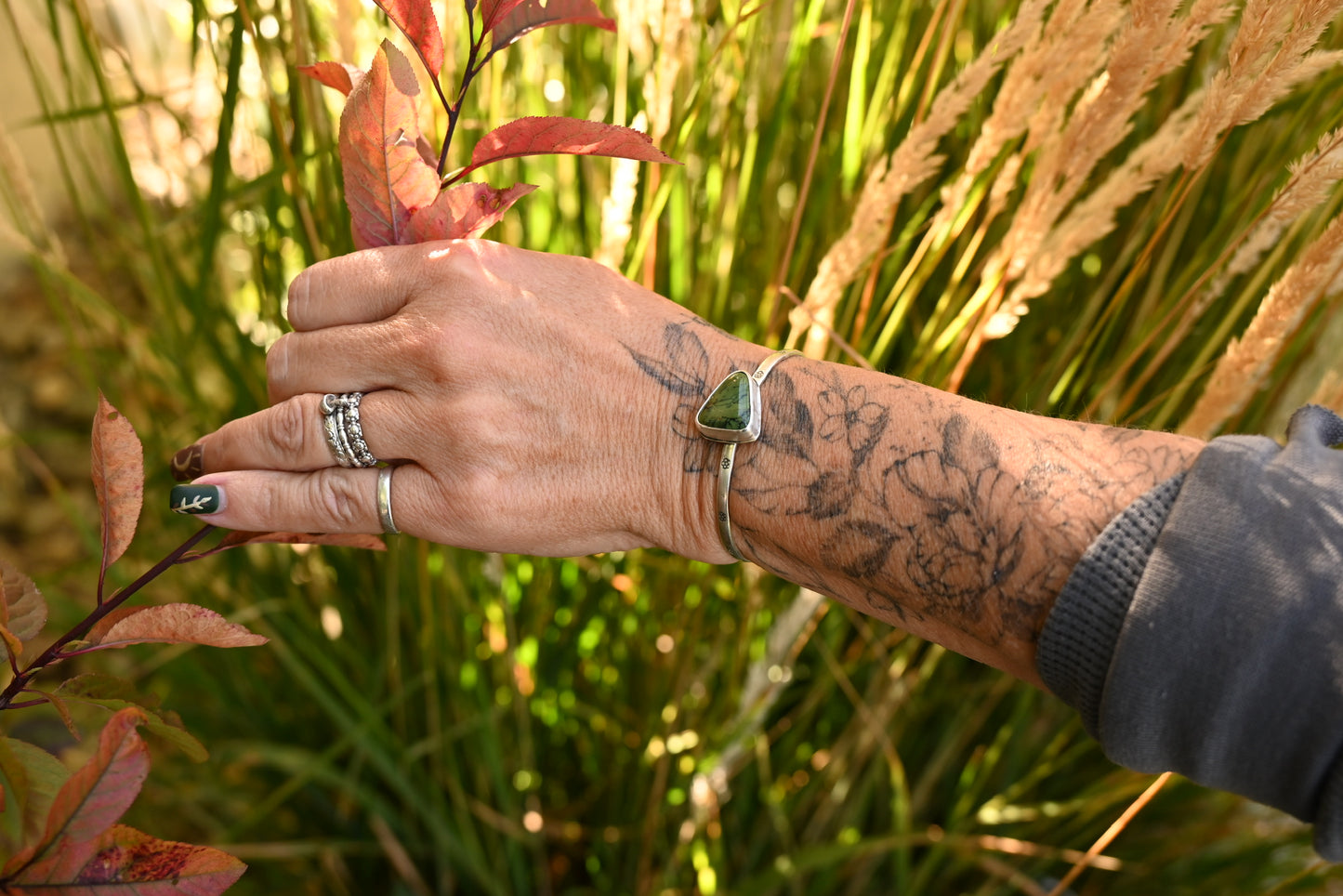 Snowville Variscite Stacker | Cuff