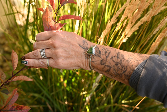 Snowville Variscite Stacker | Cuff