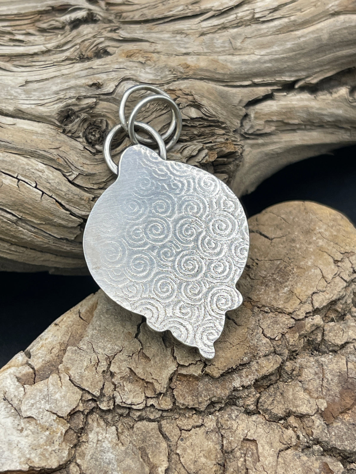 "The Seer of Tides"- Blue Glass Eye Pendant