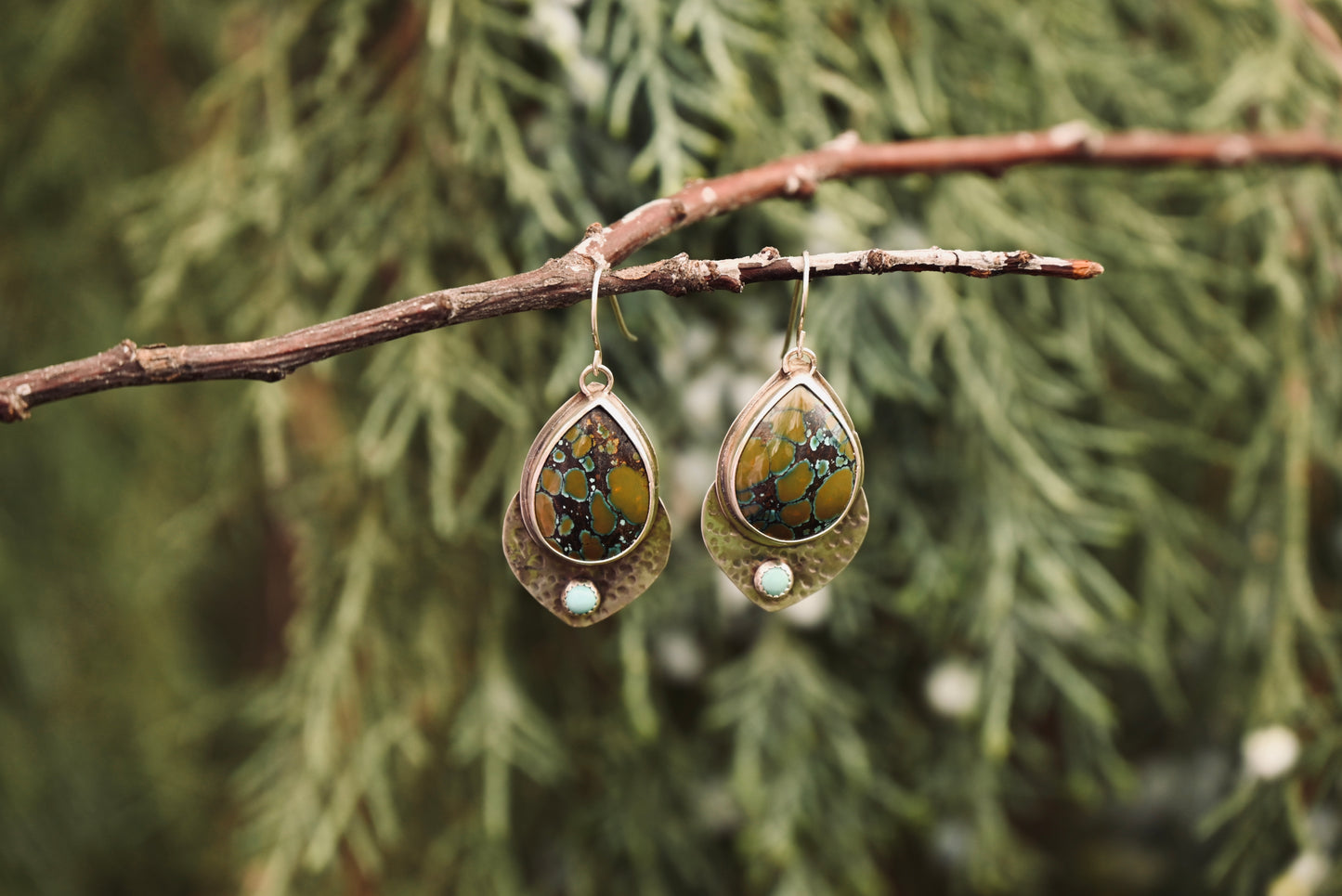 Treasure Mountain Turquoise earrings