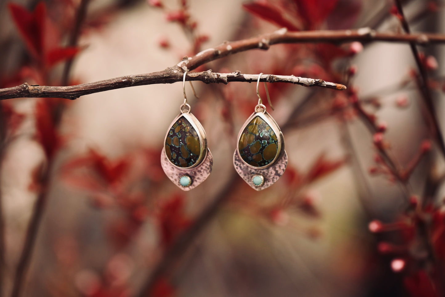 Treasure Mountain Turquoise earrings