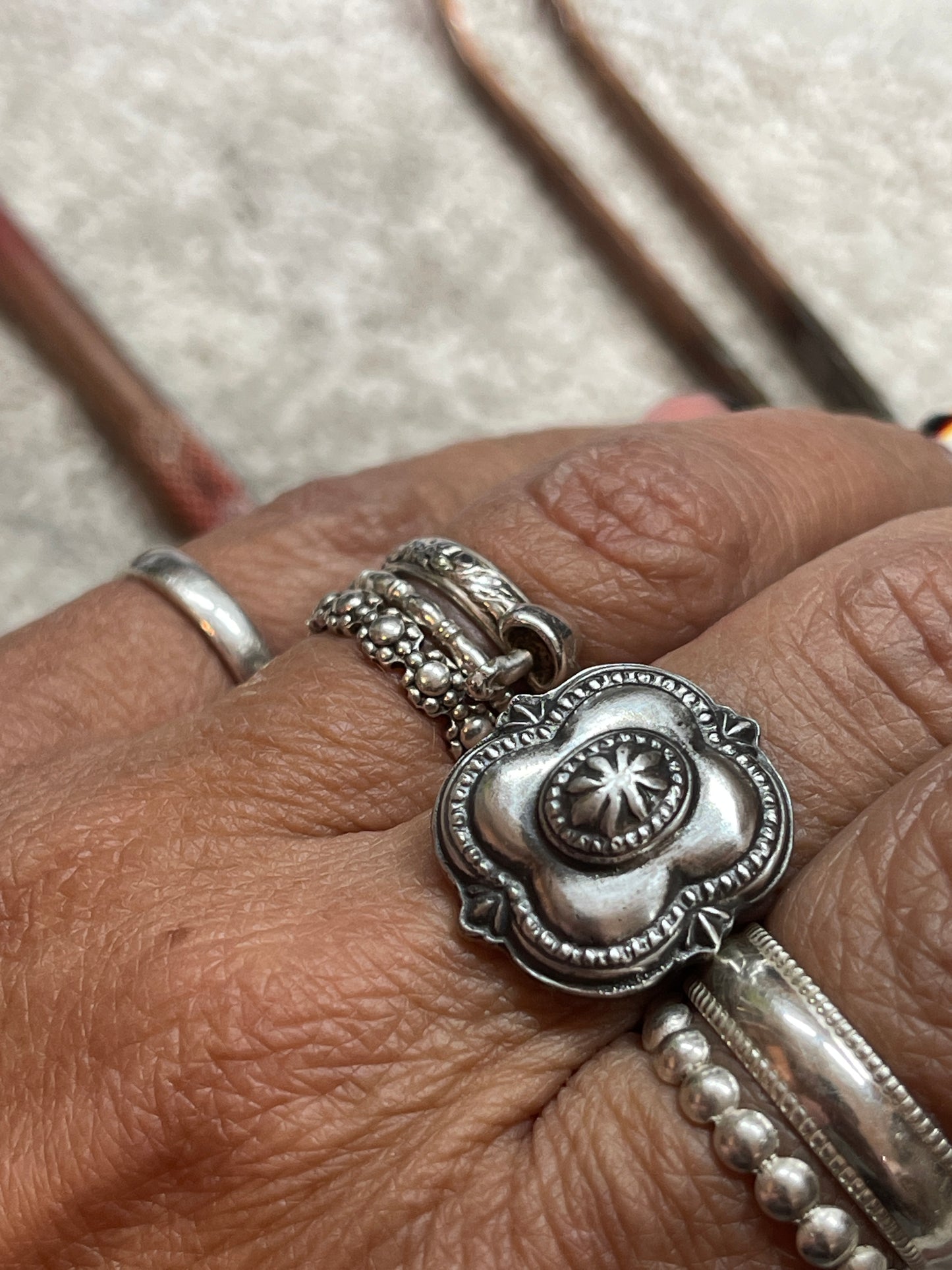 "Solemn Bloom"- Option for Ring or Pendant
