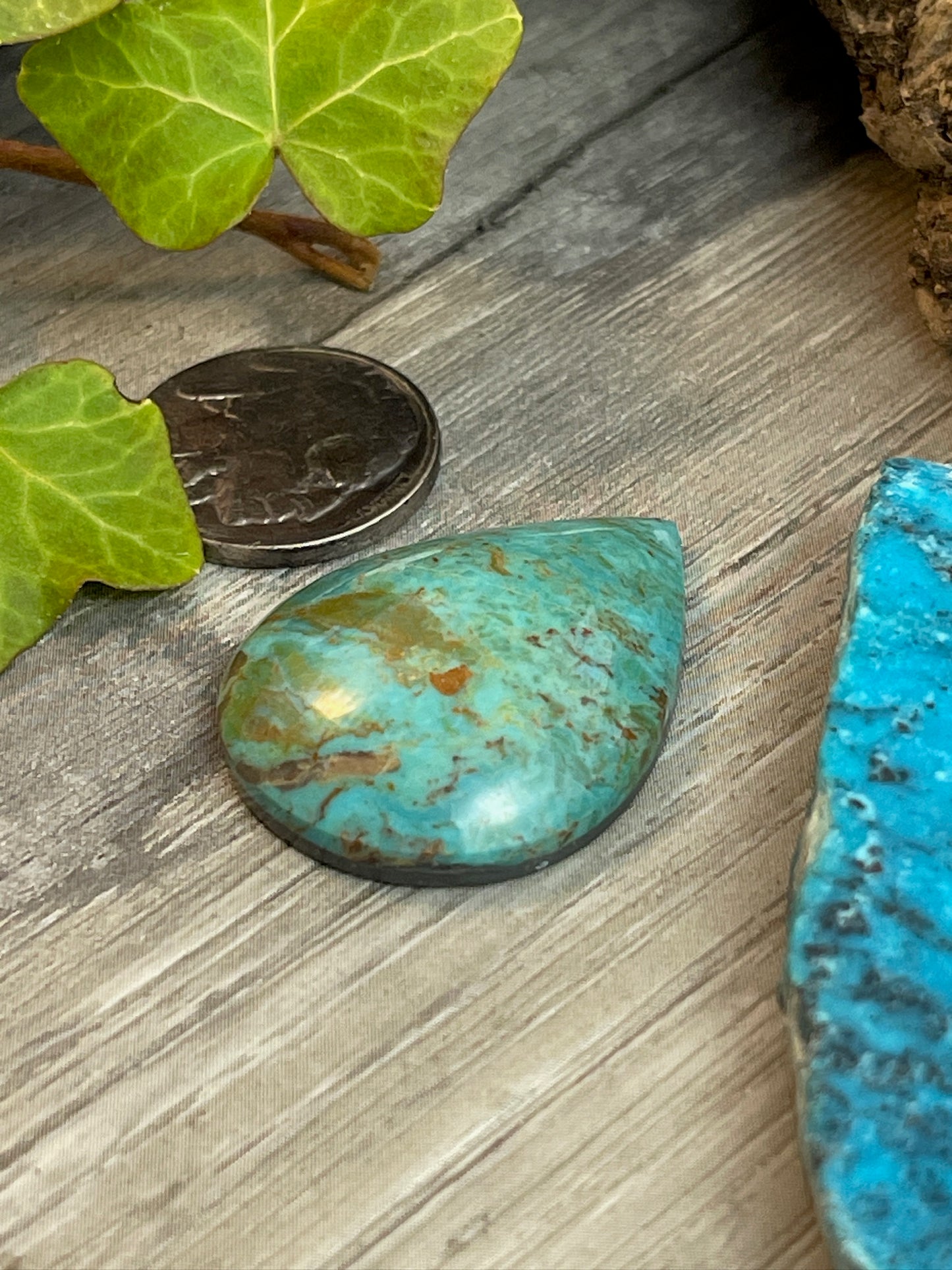 Chunky Boho- Rising Phoenix Turquoise- 38 Carat