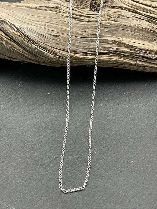 18" Sterling Rolo chain