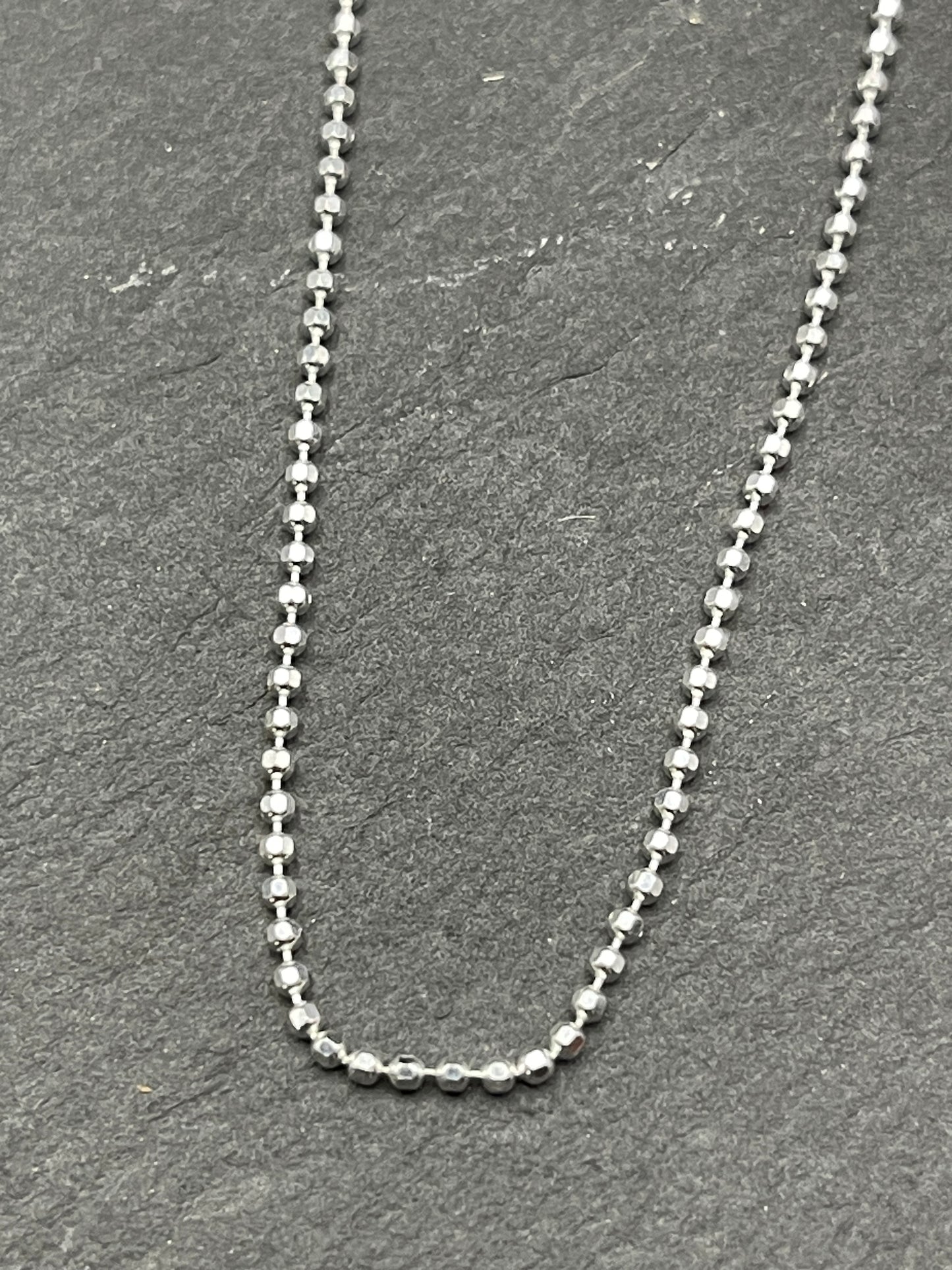 20" Sterling bead chain 1.5mm