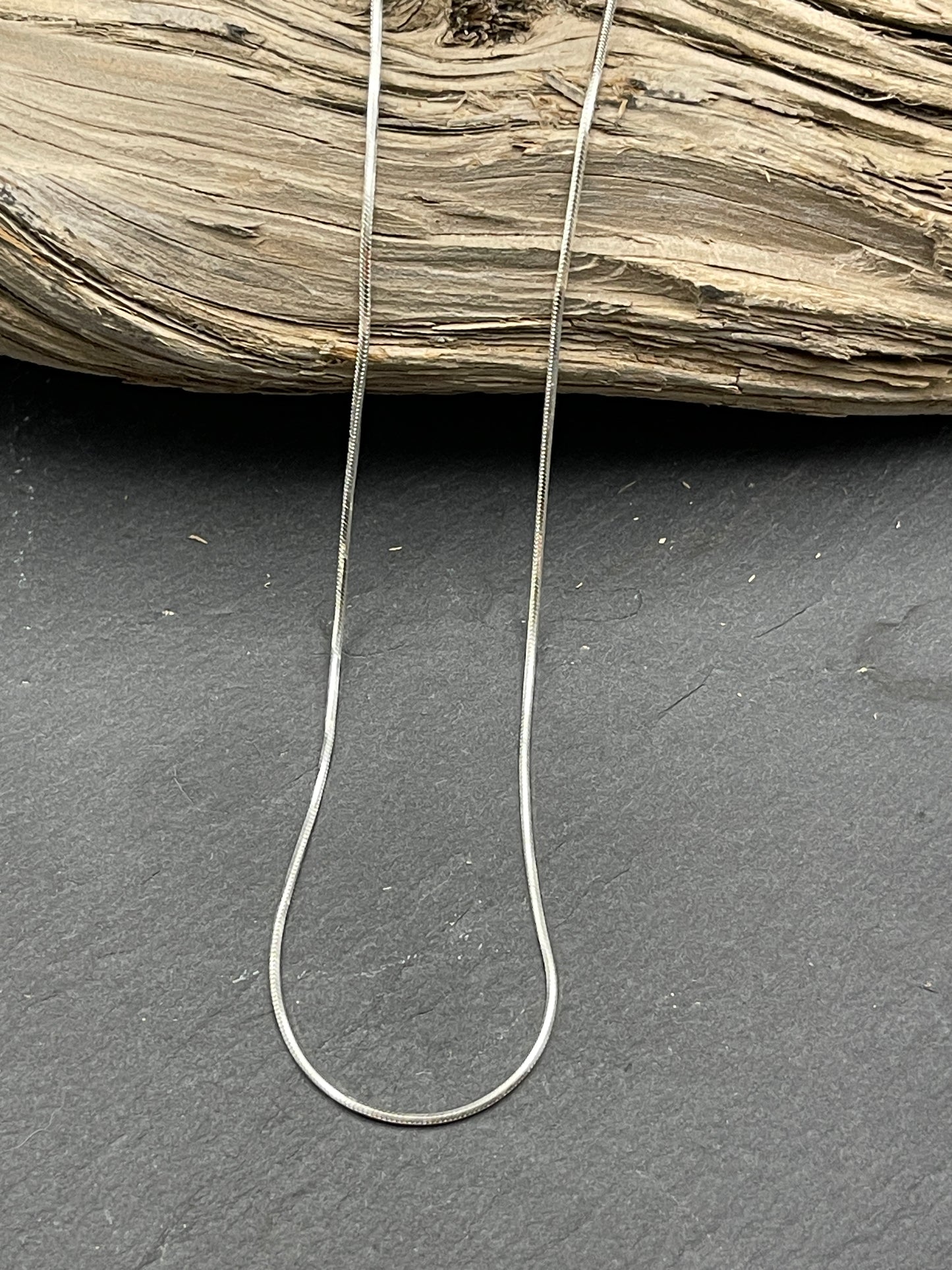 18" Sterling Serpentine Chain