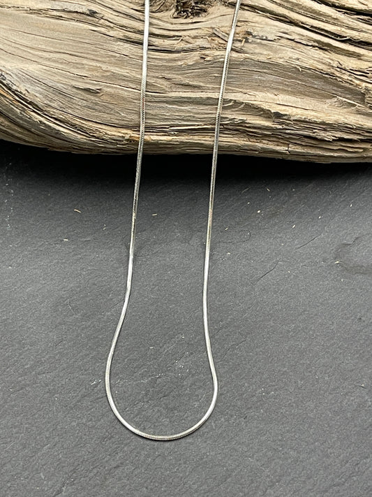 18" Sterling Serpentine Chain