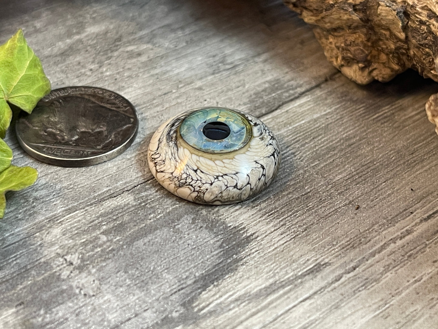 Hand Done Lamp Glass Eye- Large 3