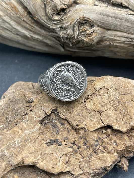 Watchers Wing Signet Ring