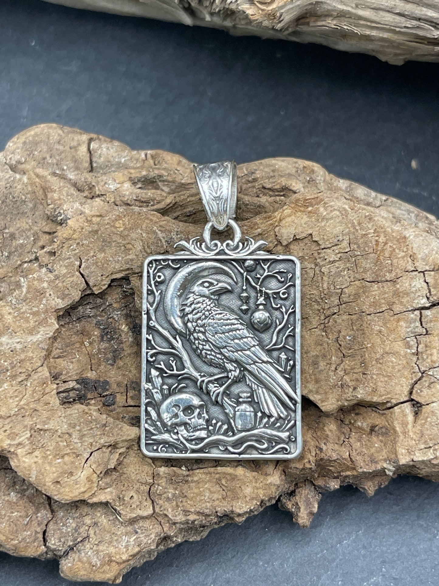 Watchers Wing Rectangle Pendant
